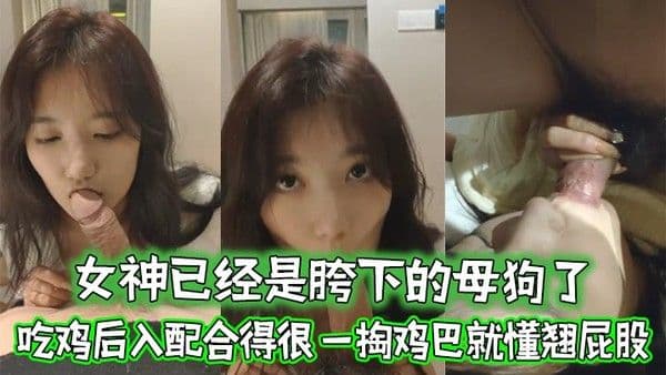 女神已经是胯下.的母狗了忘了她吧吃鸡后入配合得很一掏鸡巴就懂翘屁股