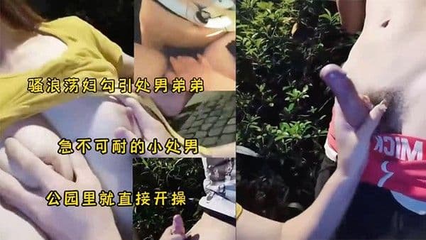 骚妇勾引小处男公园.野战太刺激了